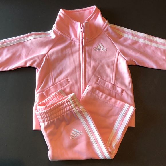 Pink Adidas Jacket and Pants Set - Picture 3 of 7